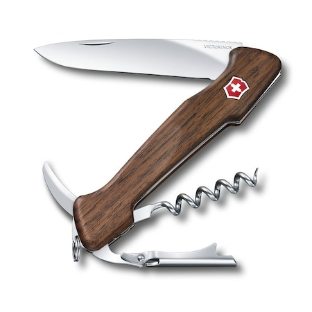 Swiss Army Brands 2024 Victorinox Wine Master With Leather Pouch Walnut 111Mm VIC-0.9701.63